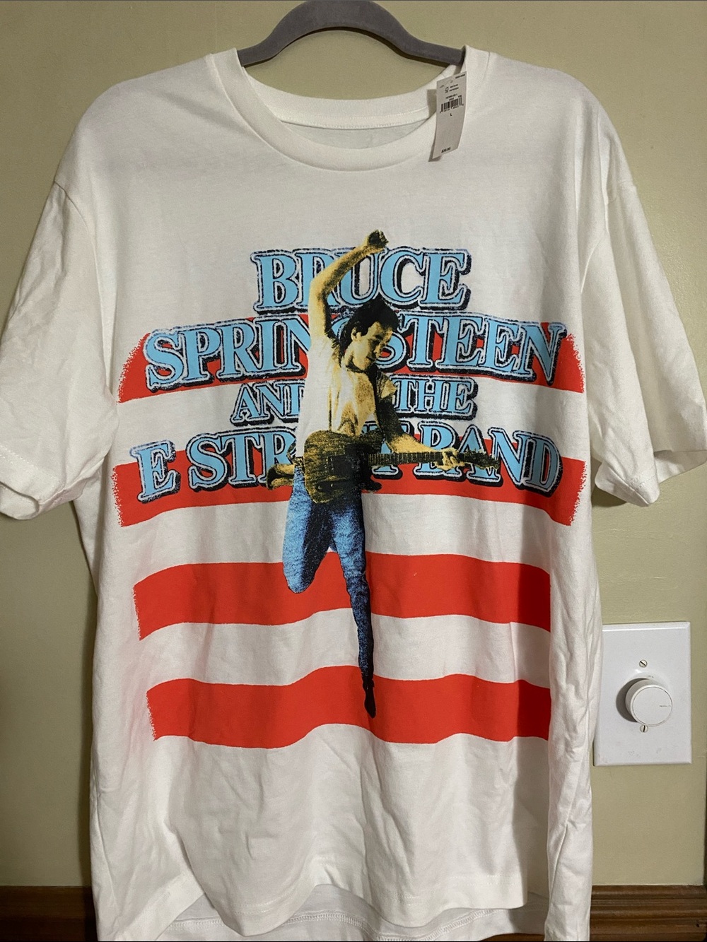 GAP Bruce Springsteen Graphic Tee - White / Red / Blue